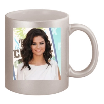 Selena Gomez 11oz Metallic Silver Mug