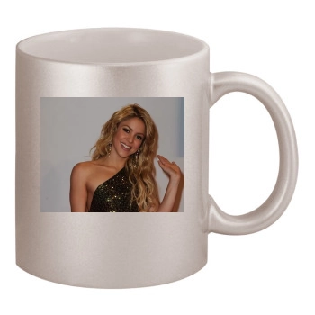 Shakira 11oz Metallic Silver Mug