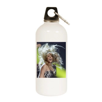 Shakira White Water Bottle With Carabiner