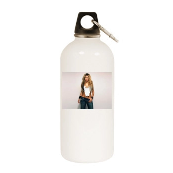 Shakira White Water Bottle With Carabiner