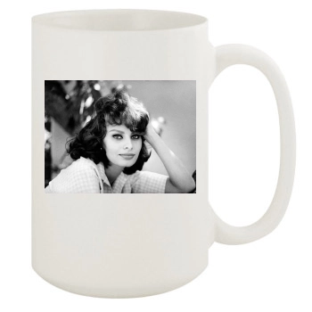 Sophia Loren 15oz White Mug