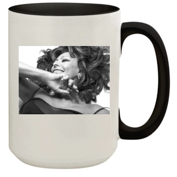 Sophia Loren 15oz Colored Inner & Handle Mug