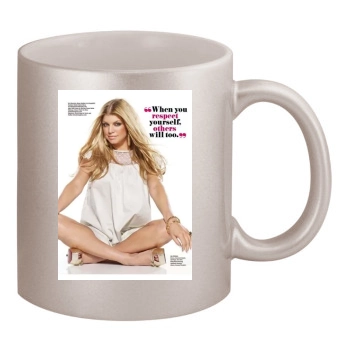 Fergie 11oz Metallic Silver Mug