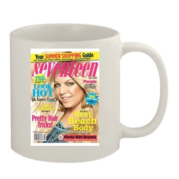 Fergie 11oz White Mug