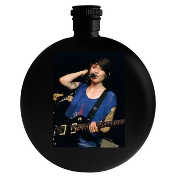 Tegan and Sara Round Flask