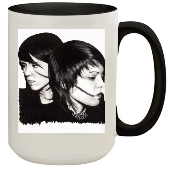 Tegan and Sara 15oz Colored Inner & Handle Mug