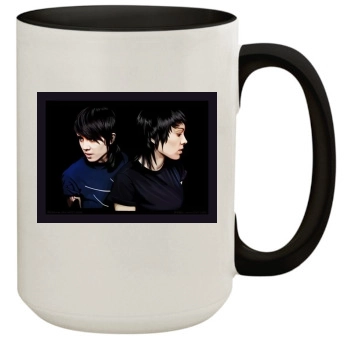 Tegan and Sara 15oz Colored Inner & Handle Mug