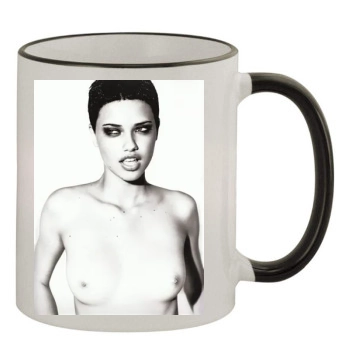 Adriana Lima 11oz Colored Rim & Handle Mug