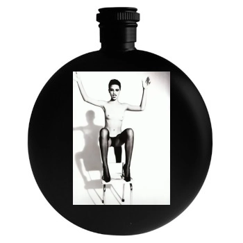 Adriana Lima Round Flask