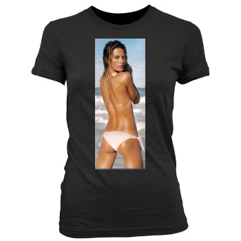 Alessandra Ambrosio Women's Junior Cut Crewneck T-Shirt