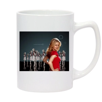 Alicia Silverstone 14oz White Statesman Mug