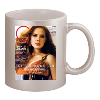 Amy Adams 11oz Metallic Silver Mug