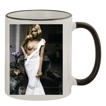 Anja Rubik 11oz Colored Rim & Handle Mug