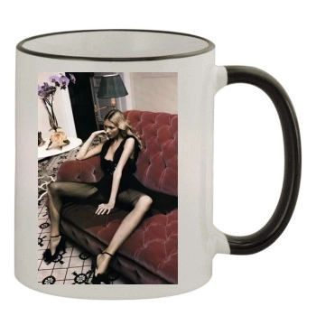 Anja Rubik 11oz Colored Rim & Handle Mug