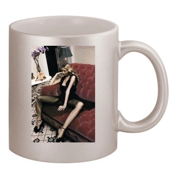 Anja Rubik 11oz Metallic Silver Mug