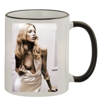 Anja Rubik 11oz Colored Rim & Handle Mug