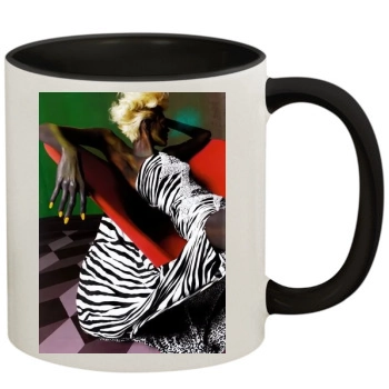 Anja Rubik 11oz Colored Inner & Handle Mug