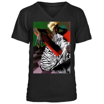 Anja Rubik Men's V-Neck T-Shirt