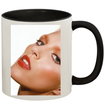 Anja Rubik 11oz Colored Inner & Handle Mug