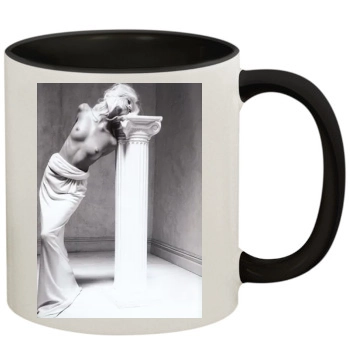 Anja Rubik 11oz Colored Inner & Handle Mug