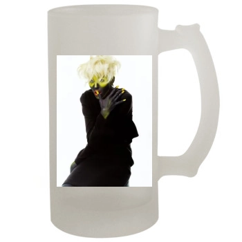 Anja Rubik 16oz Frosted Beer Stein