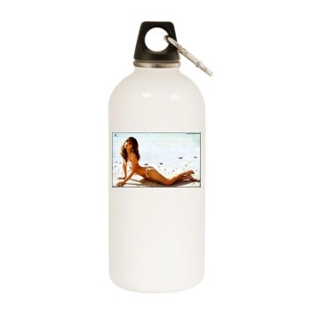 Ariadne Artiles White Water Bottle With Carabiner