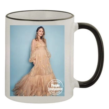 Olivia Wilde 11oz Colored Rim & Handle Mug