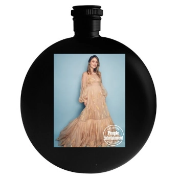 Olivia Wilde Round Flask