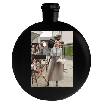 Olivia Wilde Round Flask