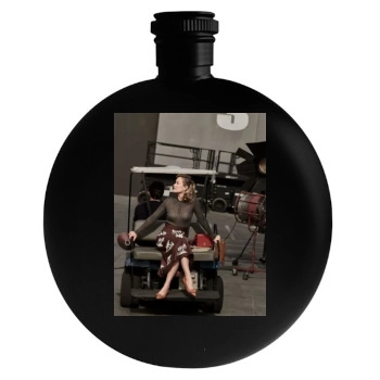 Olivia Wilde Round Flask