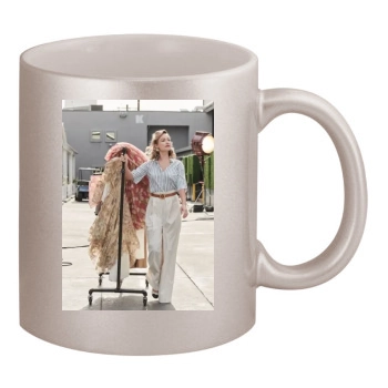 Olivia Wilde 11oz Metallic Silver Mug