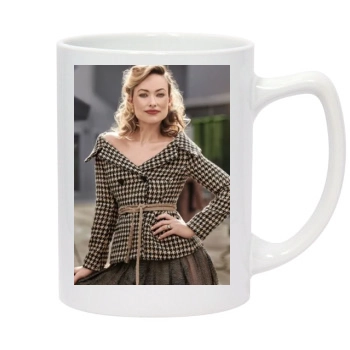 Olivia Wilde 14oz White Statesman Mug