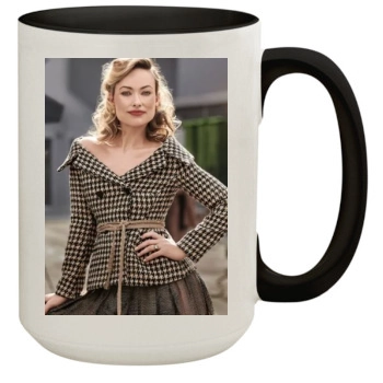 Olivia Wilde 15oz Colored Inner & Handle Mug