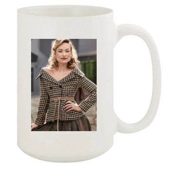 Olivia Wilde 15oz White Mug