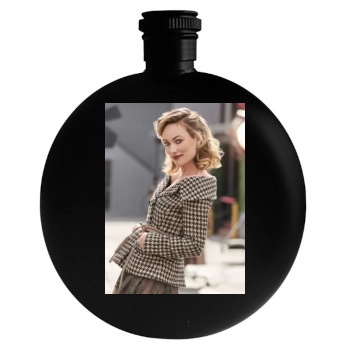 Olivia Wilde Round Flask