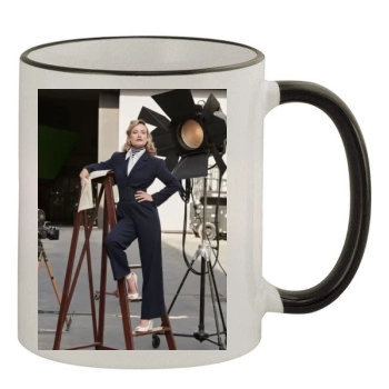 Olivia Wilde 11oz Colored Rim & Handle Mug