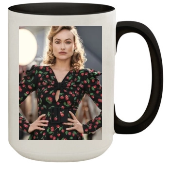 Olivia Wilde 15oz Colored Inner & Handle Mug