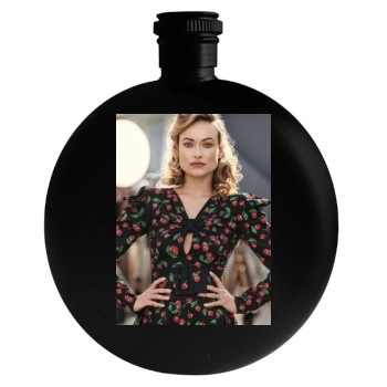 Olivia Wilde Round Flask