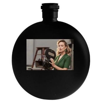 Olivia Wilde Round Flask