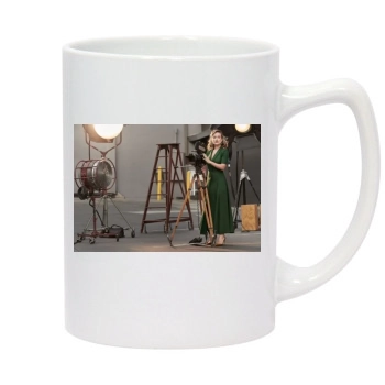 Olivia Wilde 14oz White Statesman Mug