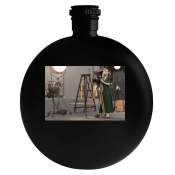 Olivia Wilde Round Flask