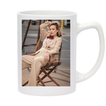 Olivia Wilde 14oz White Statesman Mug