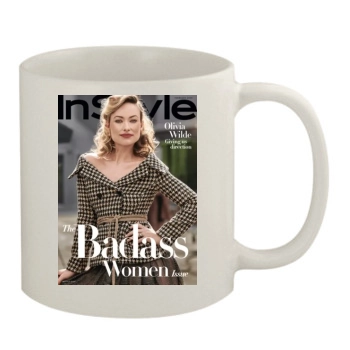 Olivia Wilde 11oz White Mug