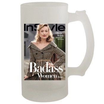 Olivia Wilde 16oz Frosted Beer Stein