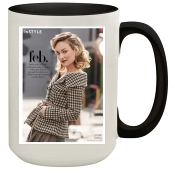 Olivia Wilde 15oz Colored Inner & Handle Mug