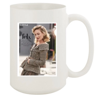 Olivia Wilde 15oz White Mug