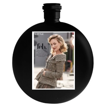 Olivia Wilde Round Flask