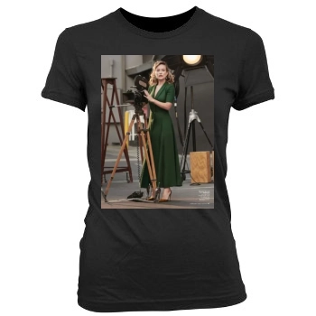 Olivia Wilde Women's Junior Cut Crewneck T-Shirt