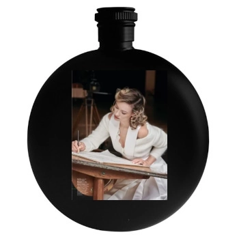 Olivia Wilde Round Flask