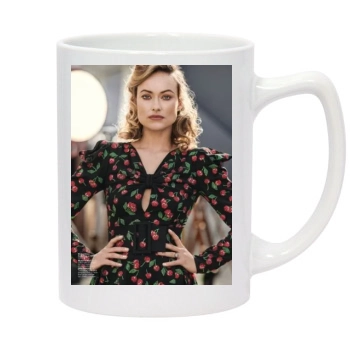 Olivia Wilde 14oz White Statesman Mug